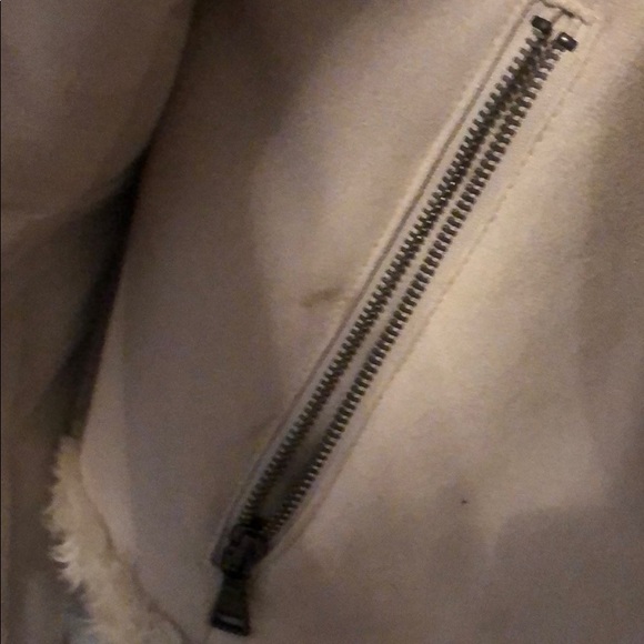 Women’s Sherpa and faux suede jacket size small - Picture 4 of 6